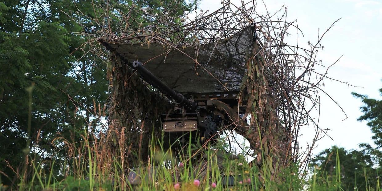 Бойовий НРК із кулеметом. Фото: 22 ОМБр