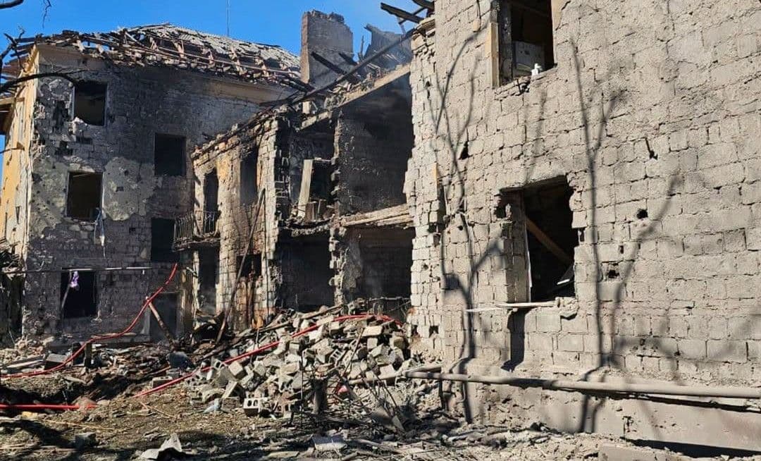 Наслідки російського обстрілу Донеччини. Фото: НПУ