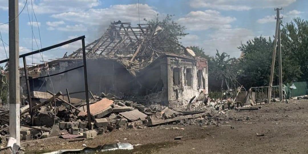 Наслідки російського обстрілу Донеччини. Фото: НПУ