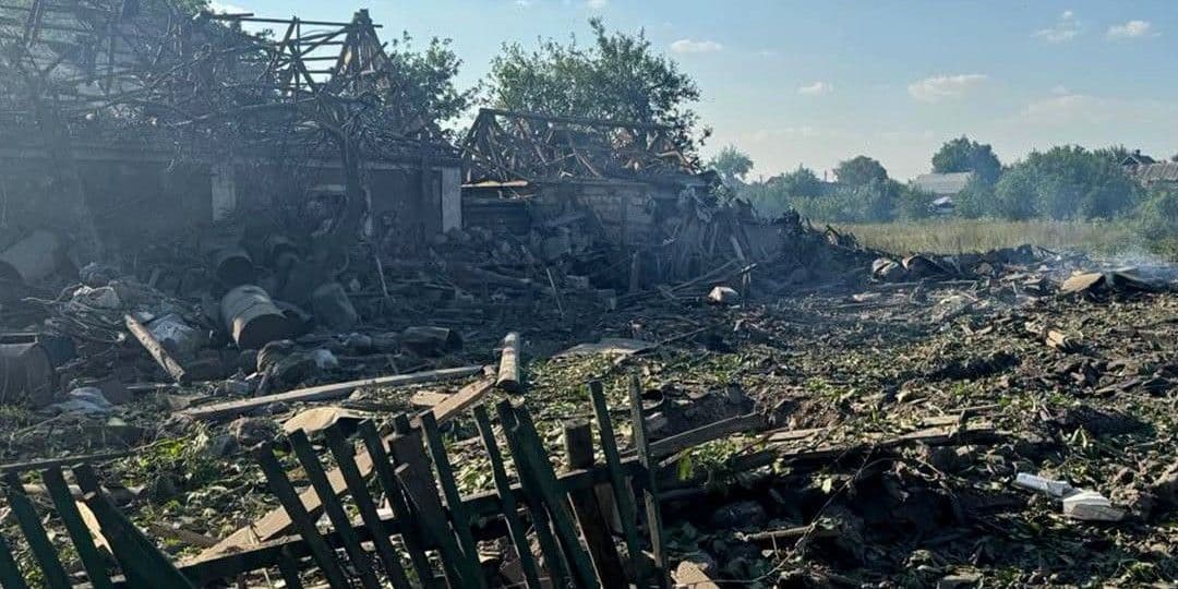 Наслідки російського обстрілу Донеччини. Фото: НПУ