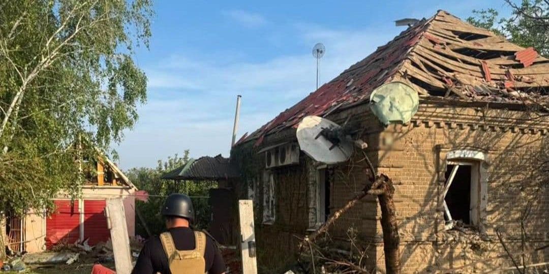 Наслідки російського обстрілу Донеччини. Фото: НПУ