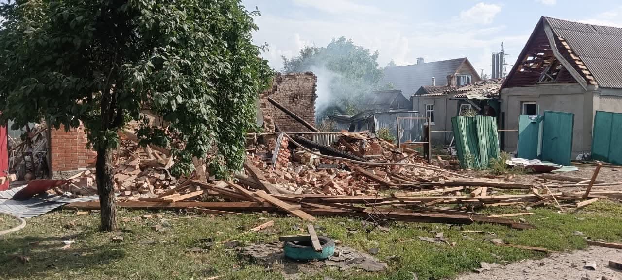 Наслідки російського удару по Слов'янську 15 липня 2026 року. Фото: Facebook/Вадим Лях