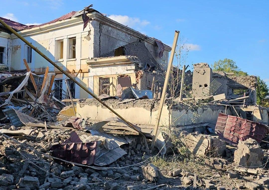 Наслідки російського обстрілу Донеччини. Фото: НПУ