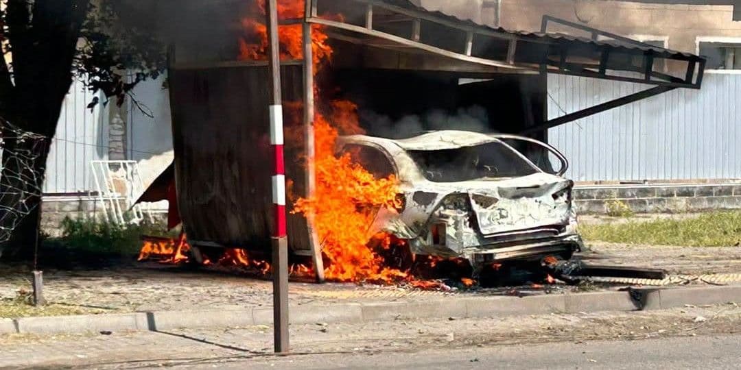 Наслідки російського обстрілу Слов'янська. Фото: НПУ