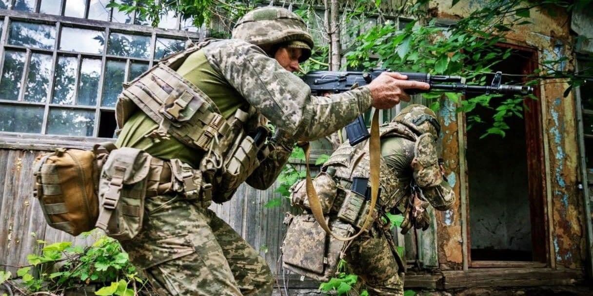 Українські захисники. Фото: 43 ОМБр