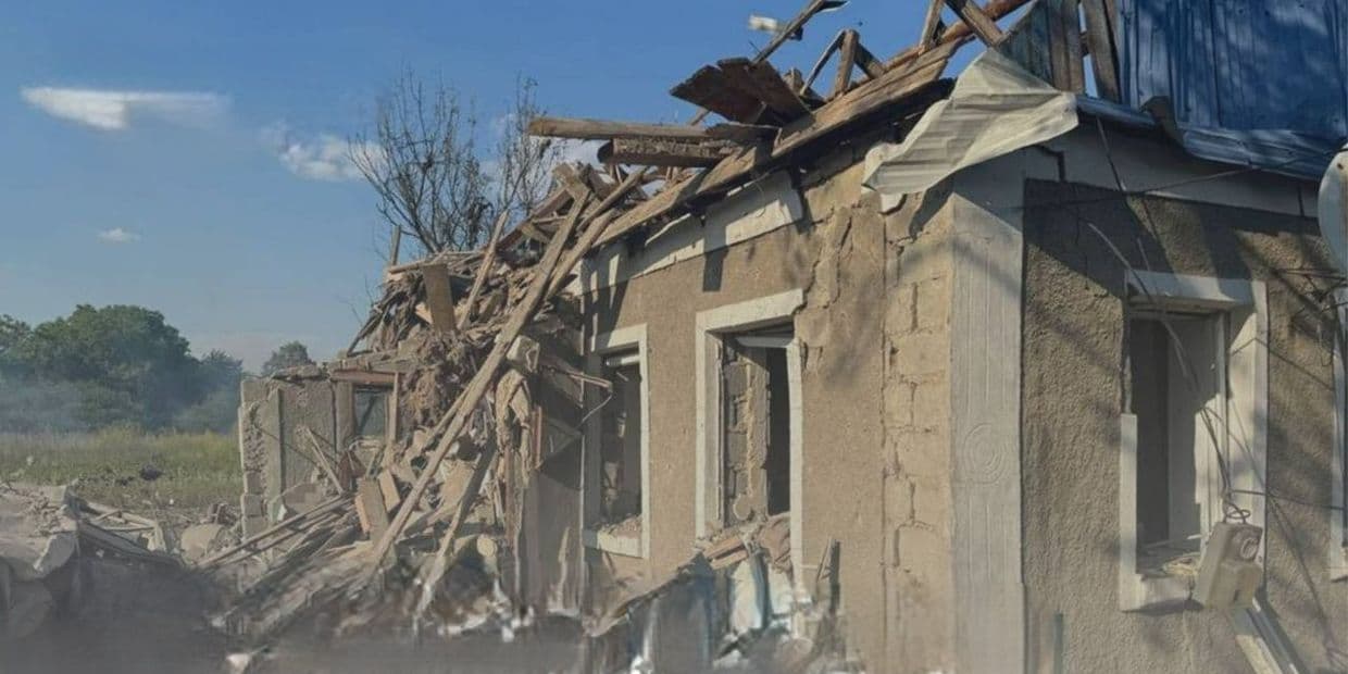 Зруйнований будинок. Фото: Прокуратура України