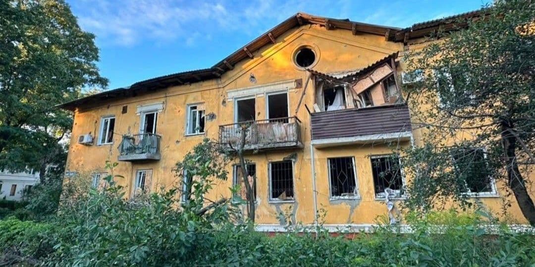 Наслідки російського обстрілу Донеччини. Фото: НПУ