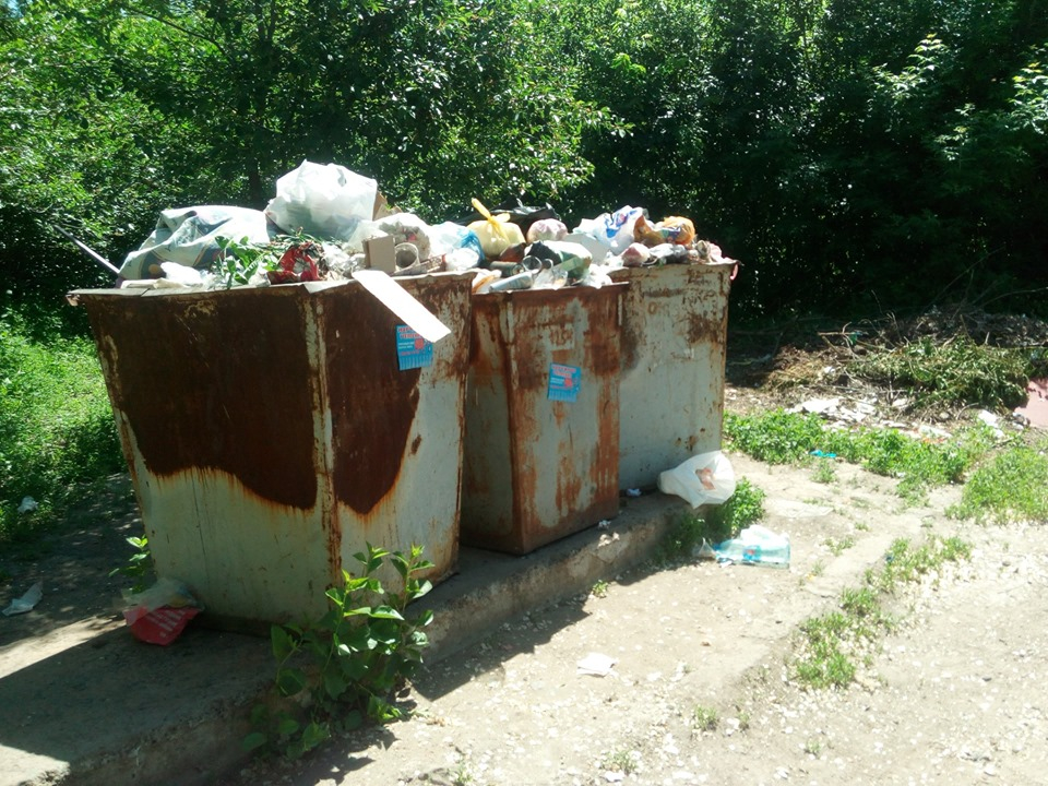 «Крысы бегают»: в Лисичанске не вывозят мусор и не меняют ржавые контейнеры (фотофакт)