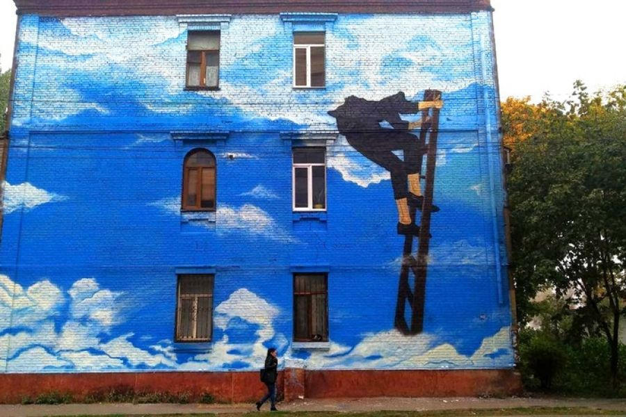 В Мариуполе появился новый мурал, горсовет обещает еще один: фото