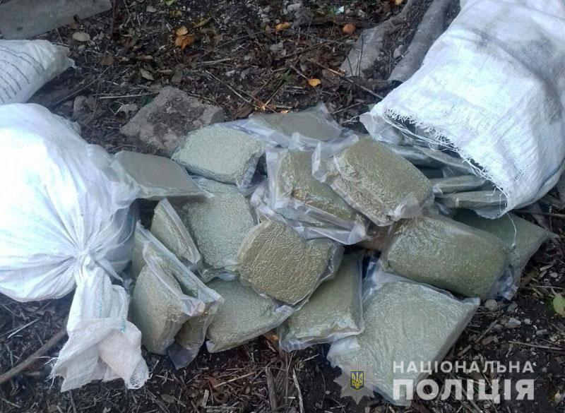 На Донетчине полицейские изъяли марихуаны стоимостью более миллиона гривень