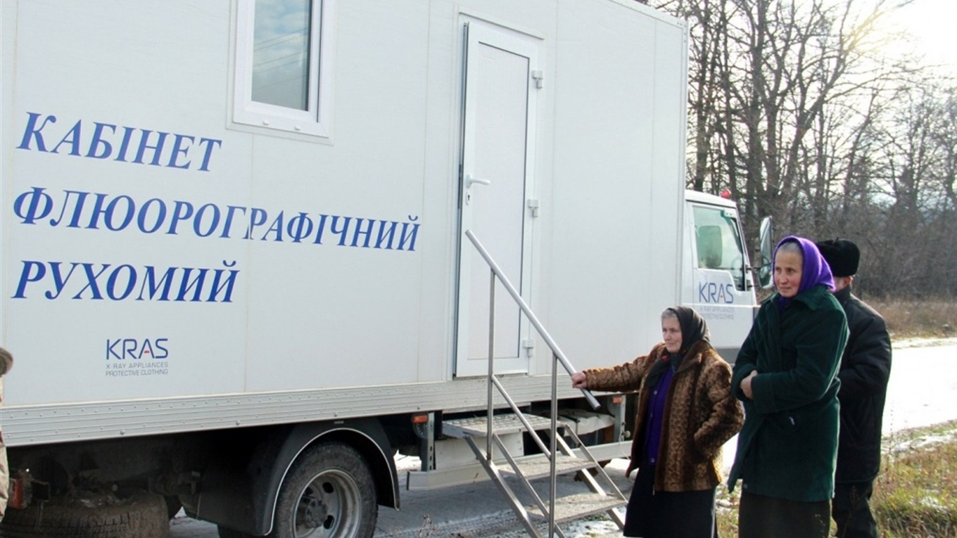 В прифронтовом Зайцево будет работать мобильная клиника и флюорограф: график