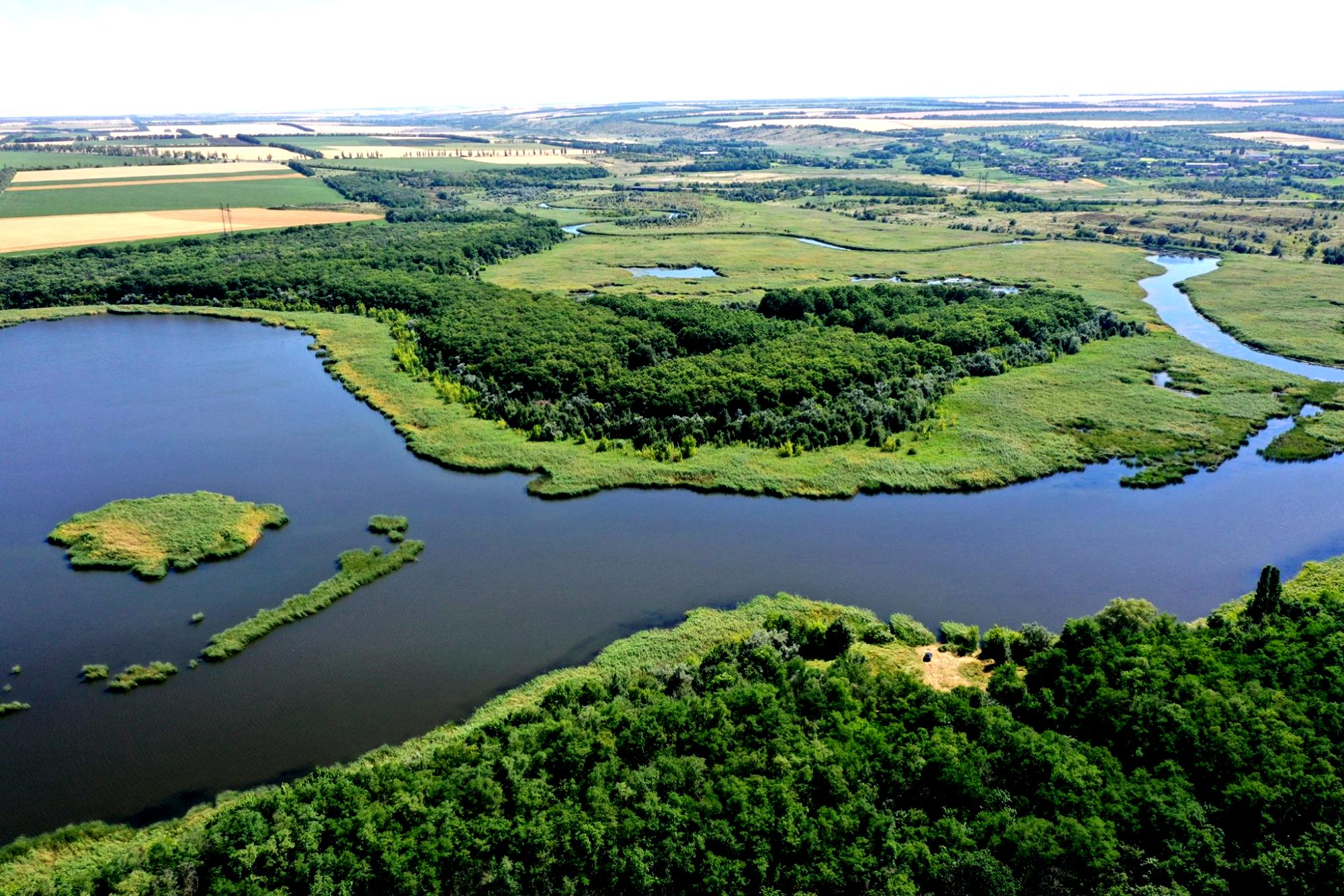 На Донетчине показали фото Клебан-Быкского водохранилища
