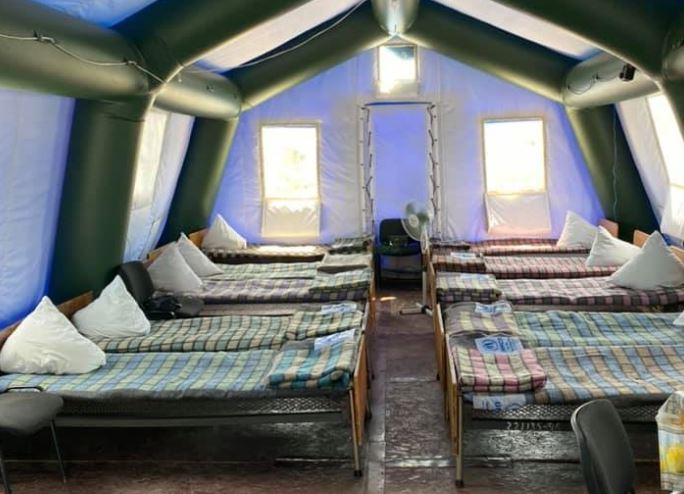На КПВВ Донетчины и Луганщины работают мобильные пункты предоставления помощи во время карантина