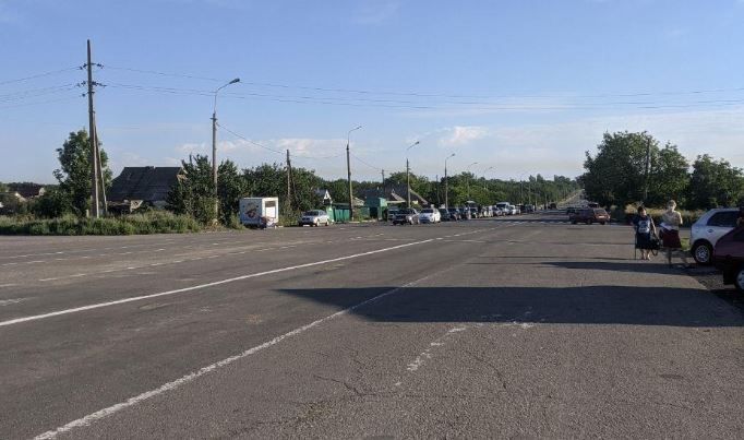 Ситуация на КПП боевиков "Еленовка": фото