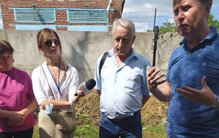 В Мирнограде жители протестуют из-за отсутствия воды