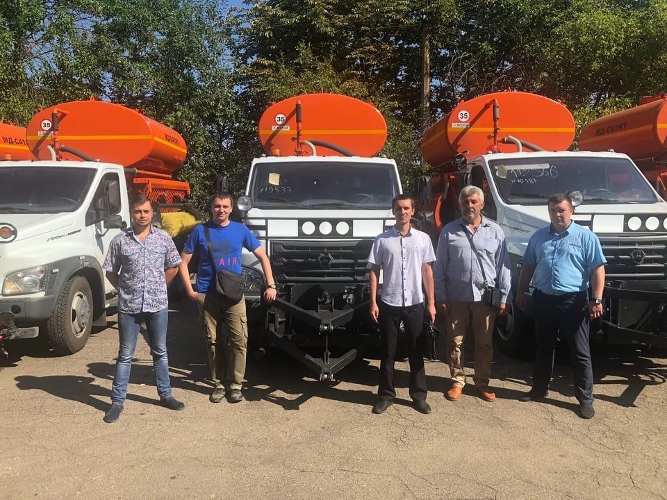 В автопарке в ОРДО появилось 19 новых дорожных машин