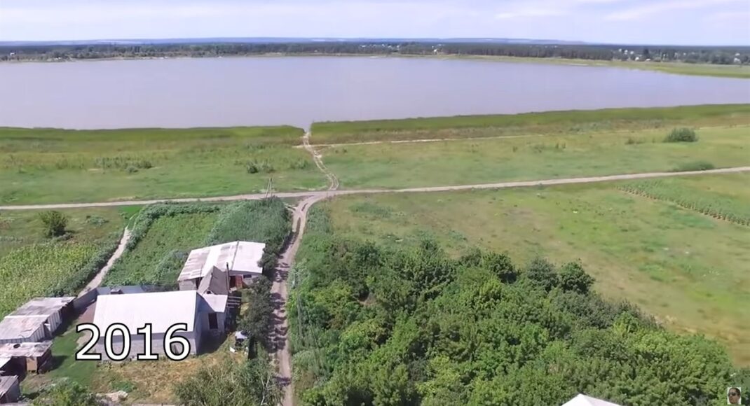 На Донетчине высохло озеро Лиман: видео