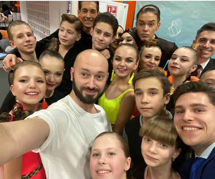 Алексей Овчинников с воспитанниками