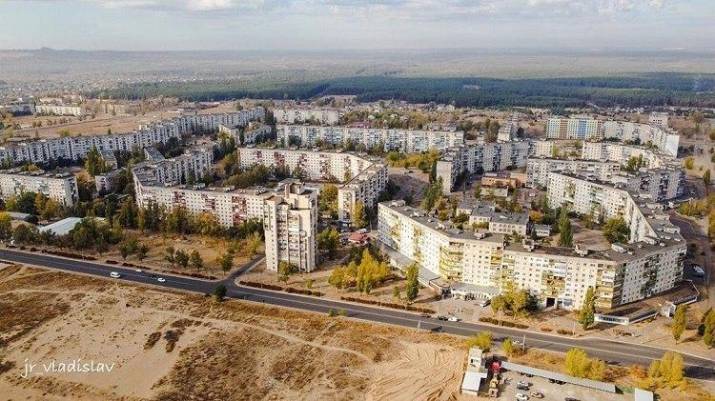 В сети показали, как выглядит город Рубежное на Луганщине с высоты