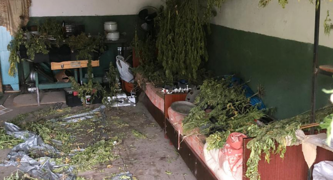 Житель Луганщины устроил в гараже склад наркотиков: фото