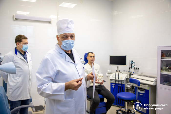 У Маріуполі відкрили оновлене відділення реконструктивної хірургії голови та шиї