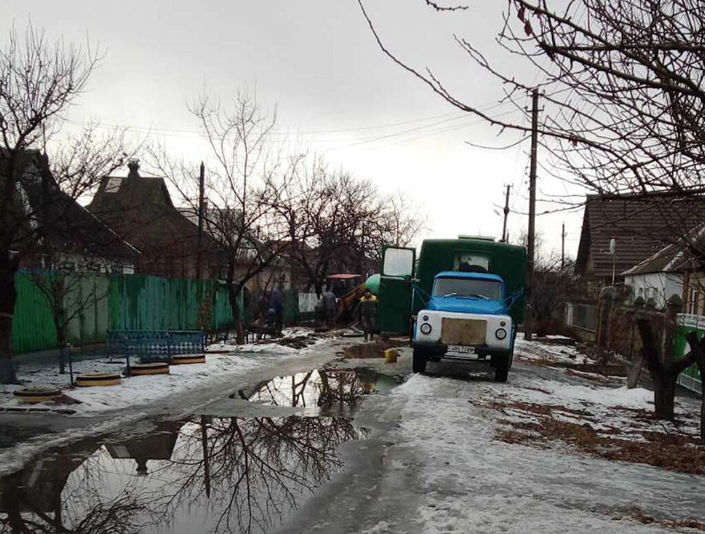 В Краматорске произошел крупный прорыв водовода
