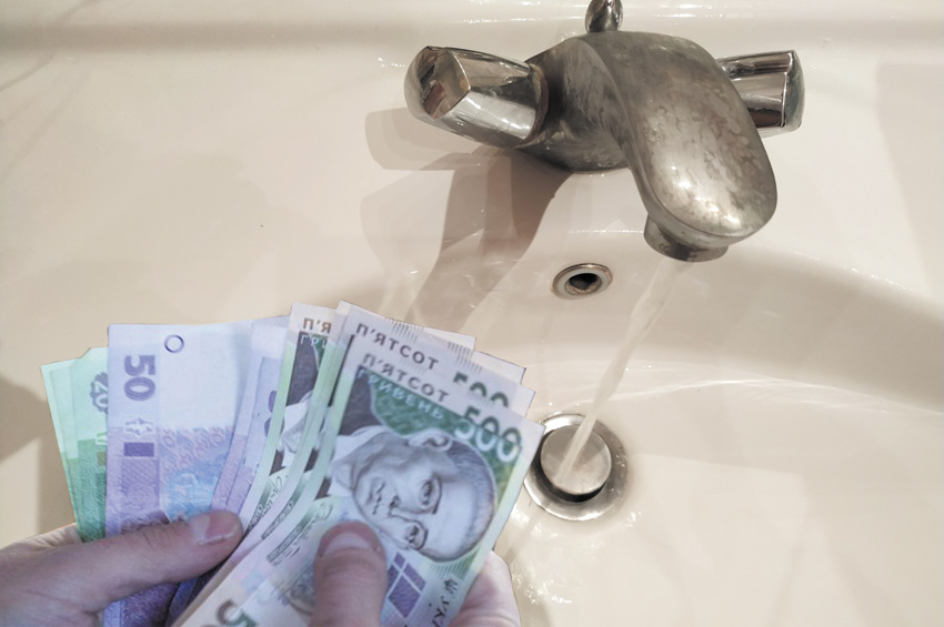 Жители Бахмута временно смогут заплатить за воду только в кассах водоканала