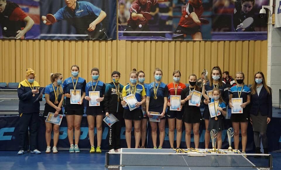 Спортсмени Луганщини привезли 3 медалі з Всеукраїнської першості з настільного тенісу