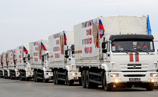 РФ відправила в ОРДЛО 64 вантажівки допомоги з порушенням міжнародного законодавства, - ДПСУ