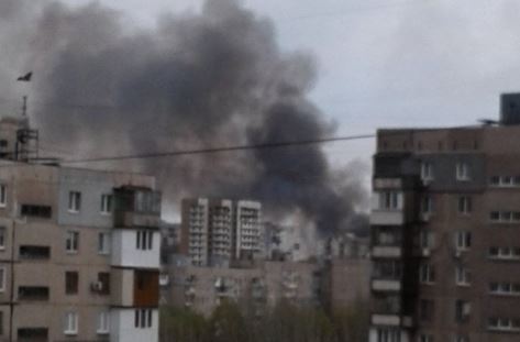 У Маріуполі пожежа: дані очевидців (фото)