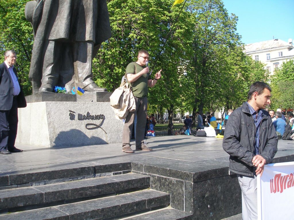 митинг в Луганске 2014 год