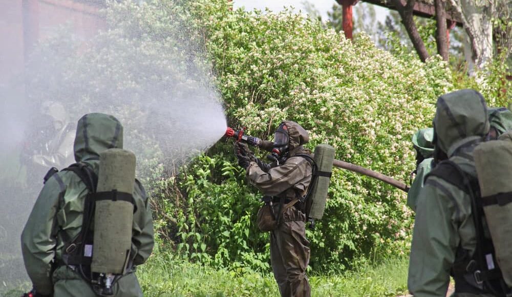 Окупанти "ДНР" у Горлівці тренувалися усувати хімічні загрози