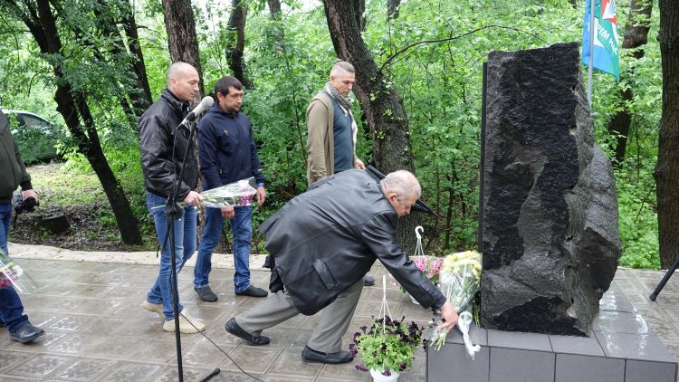 вшанували пам'ять десантника в Лимані