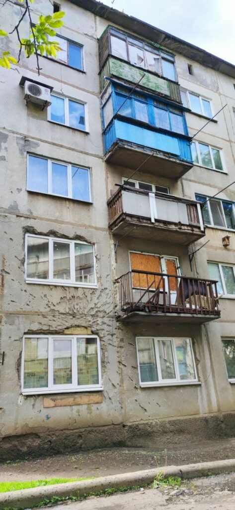 разрушенное жилье донбасс