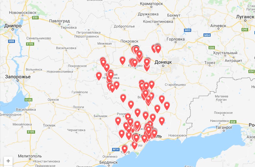 убежища на Донетчине