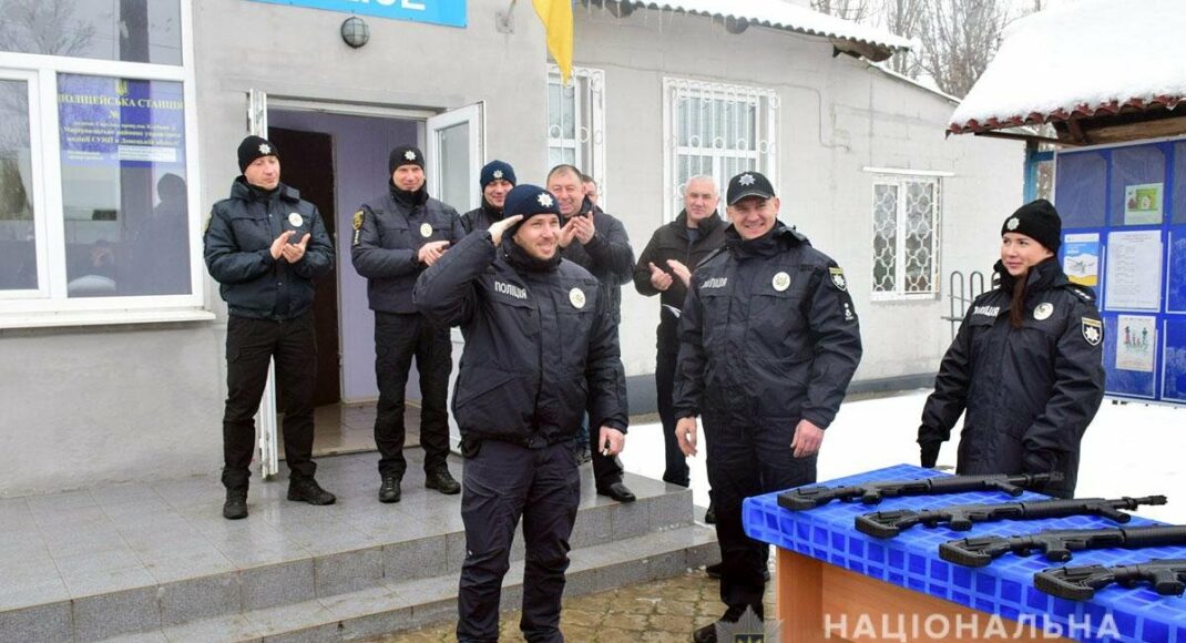 У прифронтовій Сартані під Маріуполем відкрилася поліцейська станція