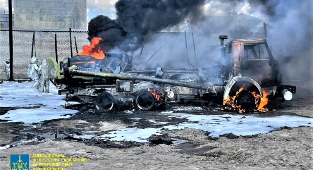 На Луганщине военных будут судить за массовое похищение топлива и пожар служебных автомобилей