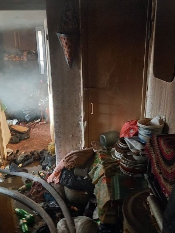 пожар в Краматорске