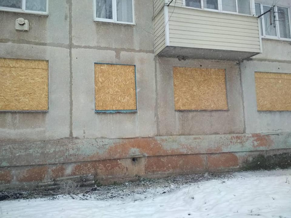 Новолуганское, минометный обстрел