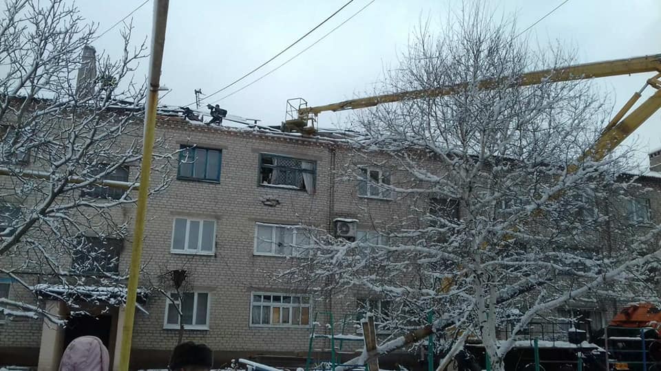 Торецк, война, ГСЧС