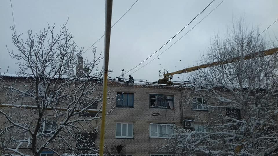 Торецк, война, ГСЧС