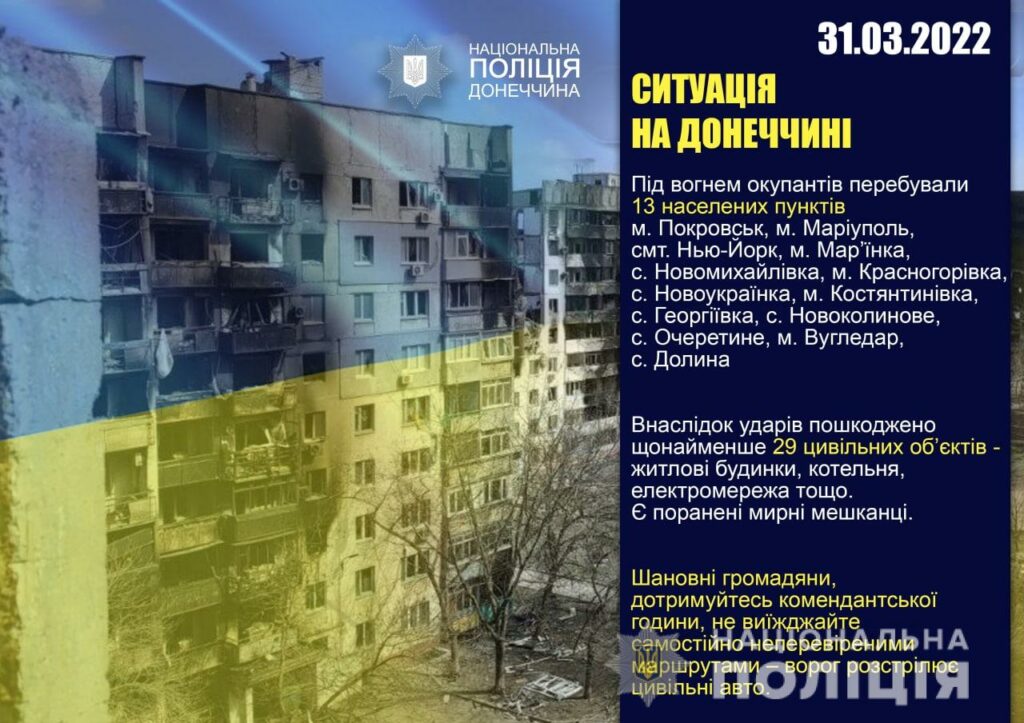 обстрелы на Донетчине, война, рф