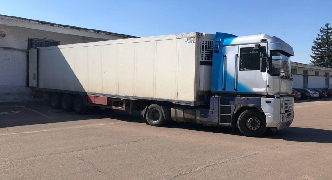 Из Литвы в Украину прибыл автопоезд с гуманитарным грузом