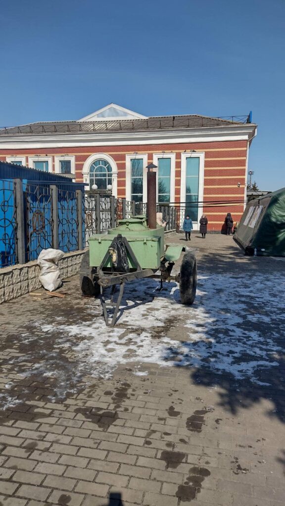 пункт обогрева в Краматорске