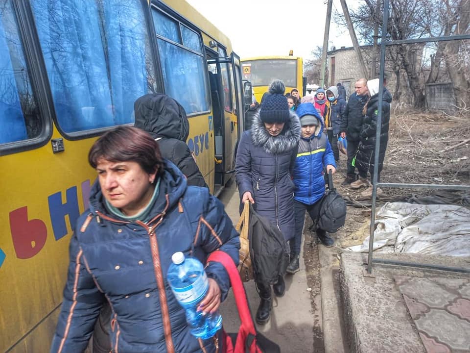 вывоз людей из Угледара