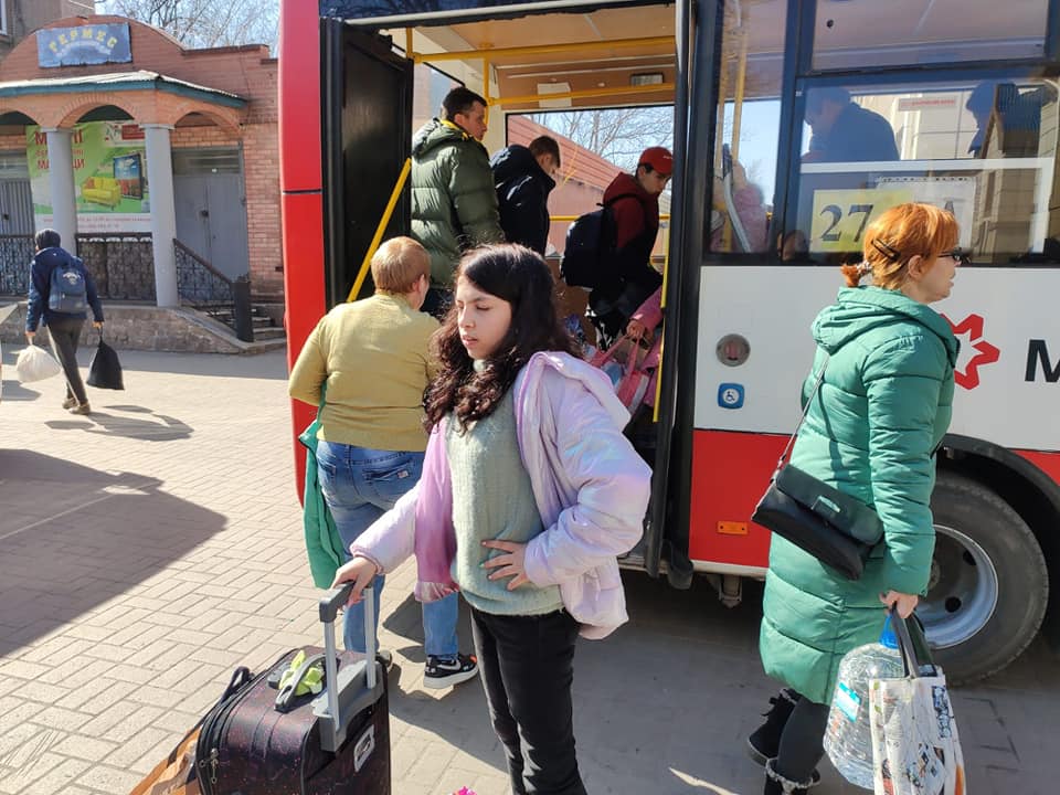 эвакуация из прифронтовой Донетчины