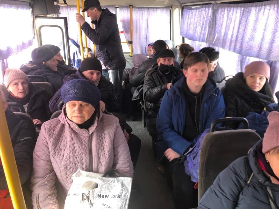 эвакуация жителей Луганщины