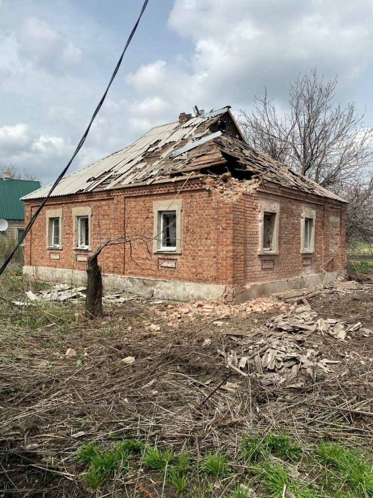 обстрелы Торецка и Донетчины