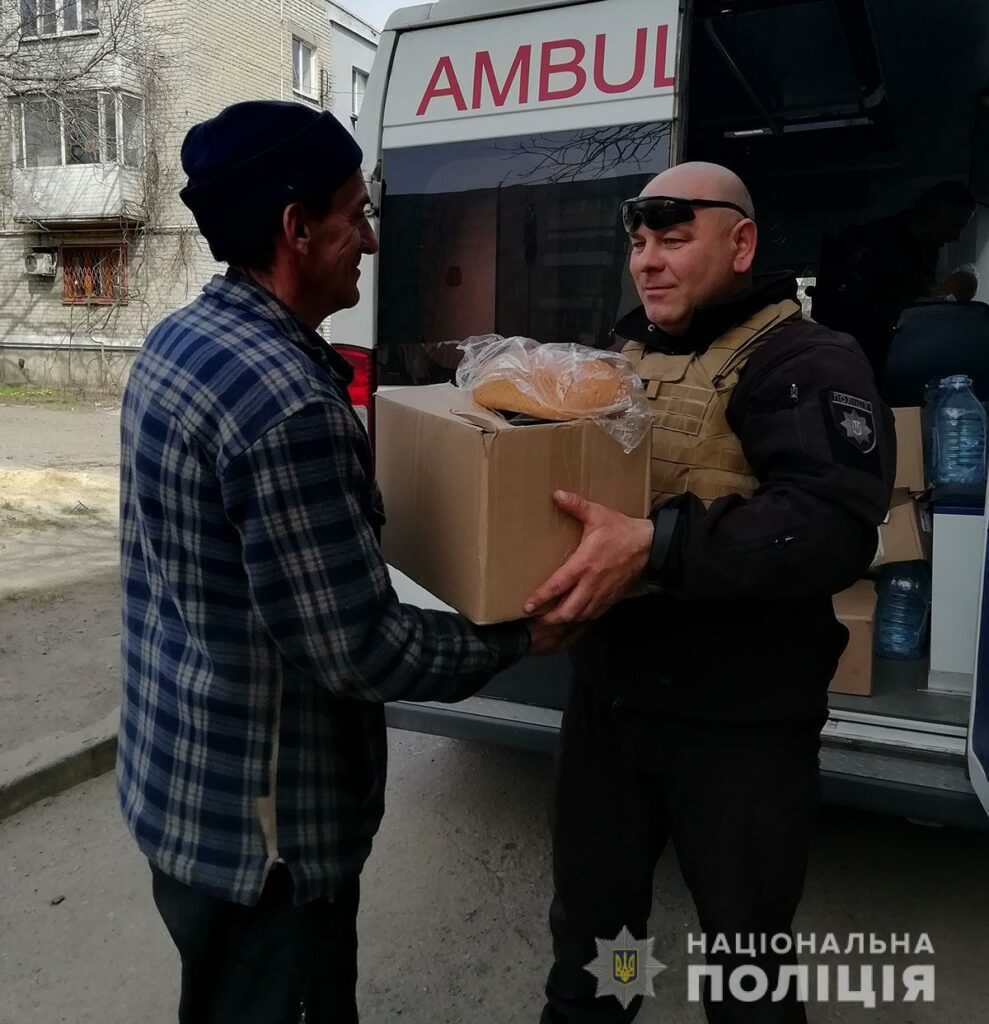 помощь полиции мирным на Донетчине