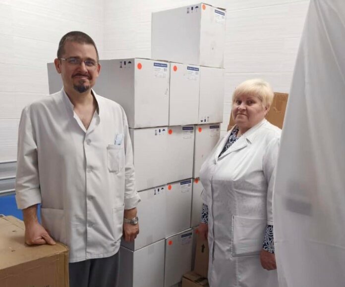 Краматорская детская больница получила гуманитарную помощь при содействии ВСУ (фото)